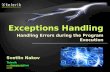 C# Exceptions Handling