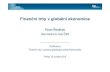 Finanční trhy v globální ekonomice (pdf, 978 kB)