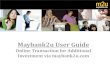 Maybank2u User Guide