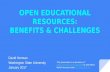 Open Educational Resources: Benefits & Challenges