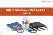 Top 5 stationery websites