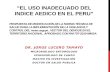Uso inadecuado del Indice Aedico en el Perú