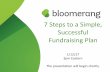 7 Steps to a Simple, Successful Fundraising Plan