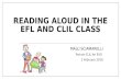 Reading Aloud in the EFL and CLIL Class