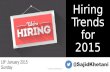 Hiring trends for 2015 - Make in India | Smart Cities | Startups