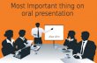 One great thing I learned about Oral Presentation - Alex Ahn