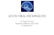 Acute Viral Encephalitis
