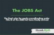 The JOBS Act Title III final rules for equity crowdfunding