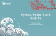 Pydata london meetup - RiakTS, PySpark and Python by Stephen Etheridge