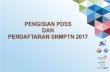 Presentasi Pengisian PDSS dan Pendaftaran SNMPTN 2017