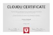 CloudU Rackspace Certificate(2016)