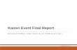 Kaizen Event Final Report