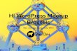 WordPress Meetup Brussels | WordPress, just another interface