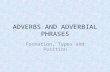 New adverbs and adverbial phrases