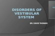Disorders of vestibular system 04.04.16-dr.davis