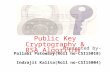Public Key Cryptography and RSA algorithm