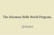 The Infamous Hello World Program