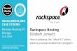 Rackspace Hosting: How to address the "what if's" when starting a social enablement program, presented by Elizabeth Jurewicz