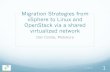 Migration Strategies from vSphere to Linux and OpenStack via a ...