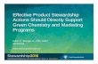 Supporting Green Chemistry and Marketing Through Effective ...
