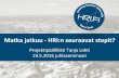 HRIn seuraavat stepit - HRI 5 v. -juhlaseminaari 19.5.2016