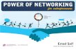 Power of Networking for Entrepreneurs - GEWQatar 2015