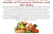 Super food needed for good health of pregnant women and her baby