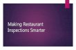 Making Restaurant Inspections Smarter