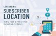 Leveraging Subscriber Location: Tips for Effective Geotargeting
