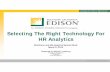 Selecting The Right Technology For HR Analytics San Diego Deck