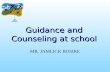 Guidance and counseling at school