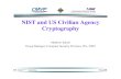 NIST and US Civilian Agency Cryptography