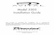 Model 5303 Installation Guide