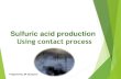 Sulfuric acid production by contact method (traditional)