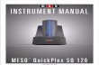 MESO QuickPlex SQ 120 Instrument Manual