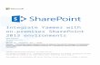 Integrate Yammer with on-premises SharePoint 2013 environments