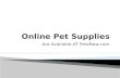 Online Pet Supplies