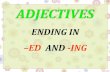 Adjectivesendingin edor-ing-130410123322-phpapp01