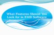 What Features should you Look for in EMR Software