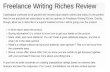Freelance writing riches review - scam or not ?