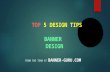 Top 5 Design Tips of Banner Design.