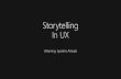 Storytelling in UX