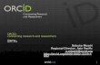 ORCID: connecting research and researchers