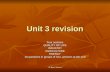 GCSE Revision ODR A Unit 3