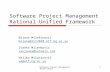 Software Project Management Rational Unified Framework