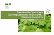 Sustainable Operations Accomplishments Report 2011: Western ...