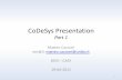 CoDeSys Presentation