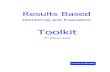 Results Based Monitoring & Evaluation Toolkit