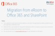 Migration from eRoom to office 365