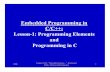 Embedded Programming in C/C++: Lesson-1